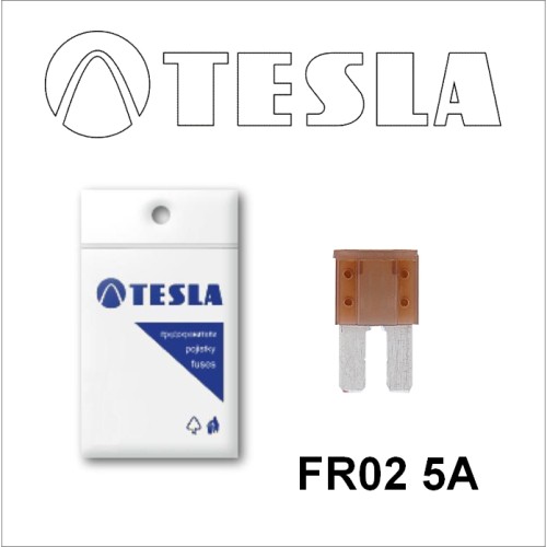 Плоские предохранители MICRO2 FR02 5A Tesla арт. FR02.005.010
