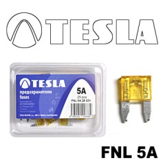 Плоские предохранители MINI с индикатором LED FNL  5A Tesla арт. FNL0.005.010