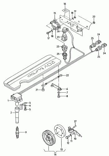 Катушка зажигания Tesla арт. CL033