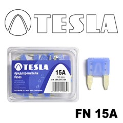 Плоские предохранители MINI FN 15A Tesla арт. FN00.015.100