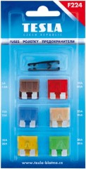 ATO плоские предохранители арт. 12шт, пинцет - блистер Tesla арт. F224.000.000