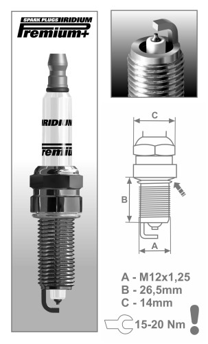 Свеча зажигания P11 MR14YIR-1 Brisk арт. 1708