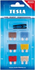 ATO плоские предохранители арт. 6шт, пинцет - блистер Tesla арт. F222.000.000