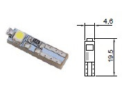 12V Автомобильная лампа LED T5 арт. B97101