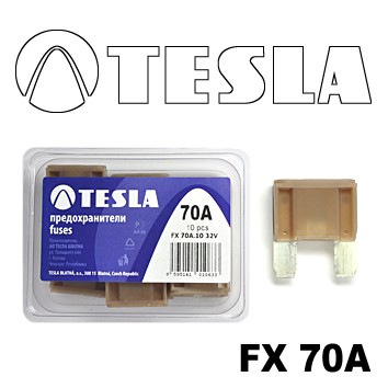 Плоский предохранитель MAXI FX  70A Tesla арт. FX00.070.100