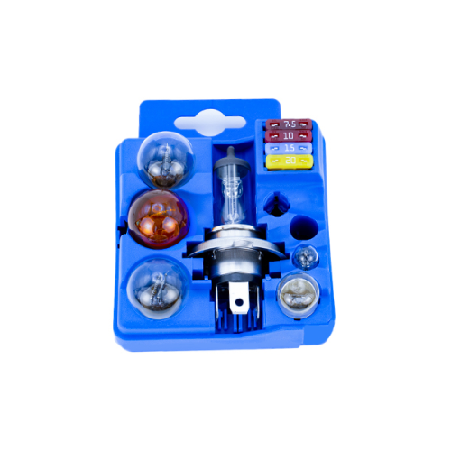 12V Набор ремонтный,  лампочки арт. H4+5шт, предохранители арт. 4шт Tesla арт. BH0401