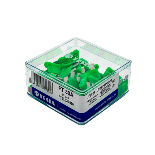 Плоский предохранитель ATO FT  30A Tesla арт. FT00.030.050
