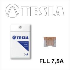 Плоские предохранители Low Profile MINI с индикатором LED FLL  7,5A Tesla арт. FLL0.075.010