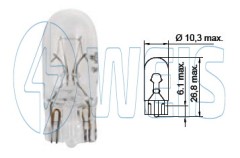24V Автомобильная лампа W3W Tesla арт. B63102