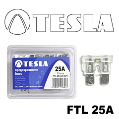 Плоский предохранитель ATO с индикатором LED FTL  25A Tesla арт. FTL0.025.010