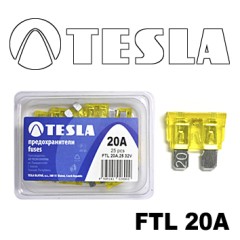 Плоский предохранитель ATO с индикатором LED FTL  20A Tesla арт. FTL0.020.010
