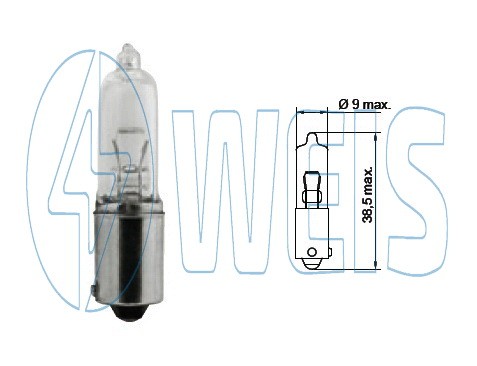 12V Галогенная лампа H21W Tesla арт. B17201