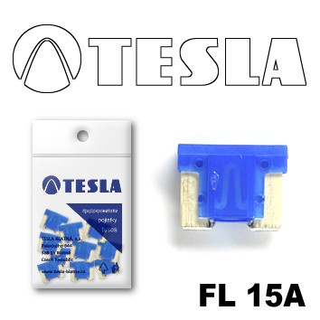 Плоские предохранители Low Profile MINI FL 15A Tesla арт. FL00.015.010