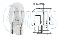 12V Автомобильная лампа W21W Tesla арт. B62201