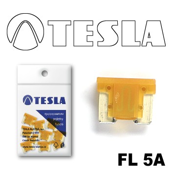 Плоские предохранители Low Profile MINI FL  5A Tesla арт. FL00.005.010