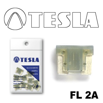 Плоские предохранители Low Profile MINI FL  2A Tesla арт. FL00.002.010
