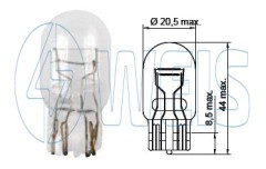 12V Автомобильная лампа W21/5W Tesla арт. B62401