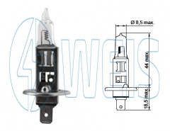 12V Галогенная лампа H1+50% Tesla арт. B30101