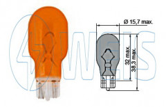 12V Автомобильная лампа WY16W Tesla арт. B66201