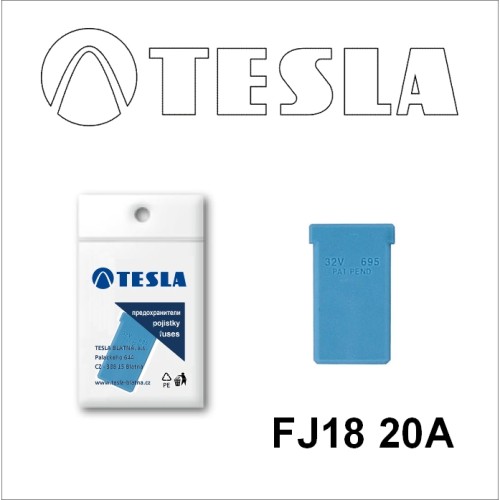 Предохранитель картриджного типа FJ18  20A Tesla арт. FJ18.020.005