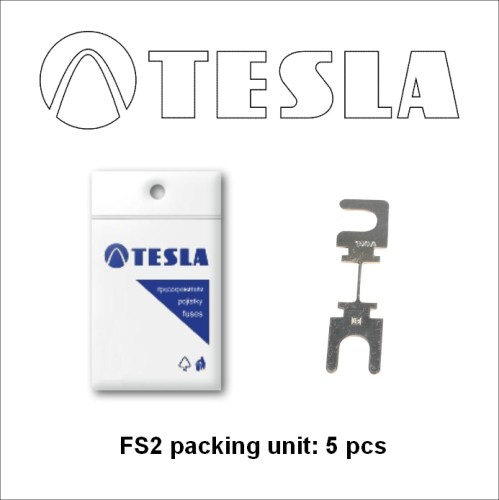 Ленточный предохранитель FS2 63A Tesla арт. FS02.063.005