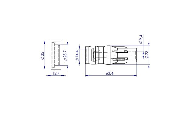 Наконечник катушки зажигания Tesla арт. CP096