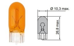 12V Автомобильная лампа WY5W Tesla арт. B65301