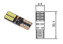 12V Автомобильная лампа LED W5W Tesla арт. B95201