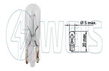 12V Автомобильная лампа 1,2W Tesla арт. B67101