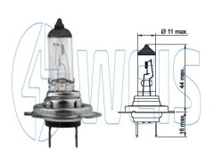 24V Галогенная лампа H7 Heavy Duty Tesla арт. B60702