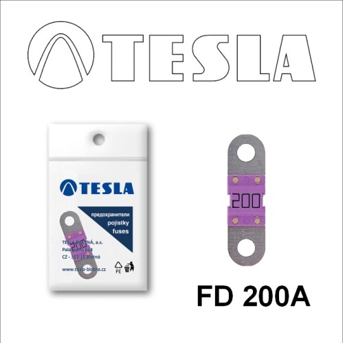 Предохранитель FD арт. MIDI 200A Tesla арт. FD00.200.010